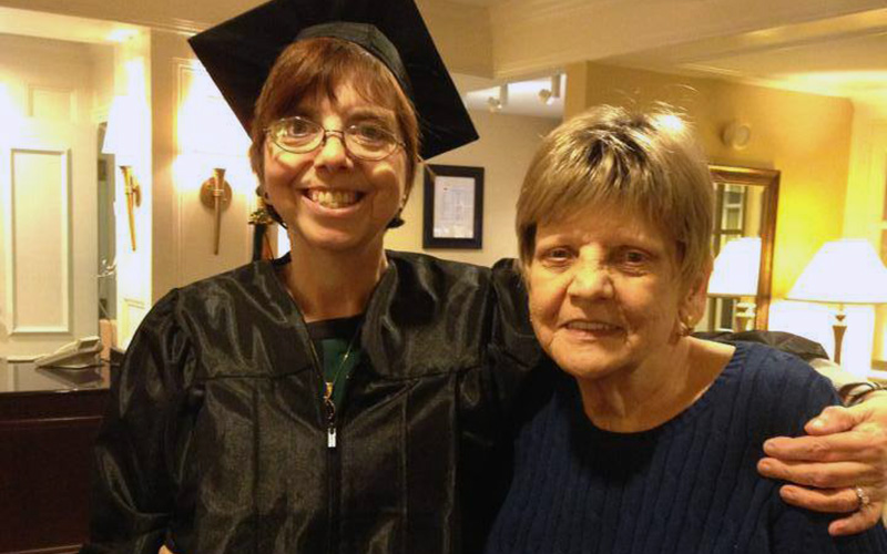 New England College of Business student able to share graduation with terminally ill mother thanks to special ceremony
